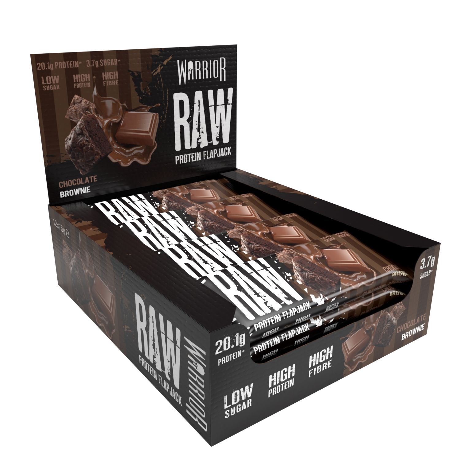 Warrior RAW Protein Flapjack - 12 Bars